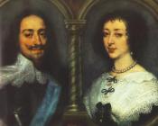 安东尼 凡 戴克 : Charles I of England and Henrietta of France